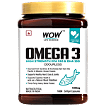 WOW Life Science  Omega-3 1300 mg Capsule With Fish Oil - Sup 180 pcs 