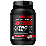 MuscleTech Nitrotech Whey Protein Powder - Builds Muscle, Supports Strength, Cookies & Cream 1 kg