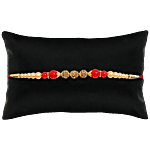 Creative Space Pastel Crystal Rakhi - Elegant Design, For Beloved Brother 1 pc 