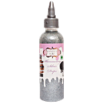 Confect Shimmering Silver Drips Metallic Drips For Baking & Icing - Vegan, Gluten Free & Jain Friendly 110 g