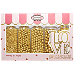 Confect Disco Ball Sprinkles - Love For Baking 100 g (5 pcs x 20 g each)