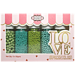 Confect Disco Ball Mashup Sprinkles - Love For Baking 100 g (5 pcs x 20 g each)