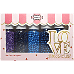 Confect Disco Ball Mashup Sprinkles - Love For Baking 100 g (5 pcs x 20 g each)