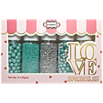 Confect Disco Ball Mashup Sprinkles - Love For Baking 100 g (5 pcs x 20 g each)