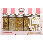 Confect Disco Ball Mashup Sprinkles - Love For Baking 100 g (5 pcs x 20 g each)