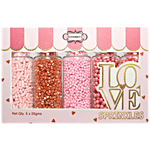 Confect Fusion Mashup Sprinkles - Love For Baking, Vegetarian & Gluten Free 100 g (5 pcs x 20 g each)