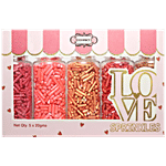 Confect Vermicelli Sprinkles - Love, For Baking, Vegetarian & Gluten Free 100 g (5 pcs x 20 g each)