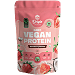 Origin Nutrition Vegan Protein Powder - Strawberry Flavour 830 g Pouch