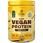 Origin Nutrition Vegan Protein Powder - Vanilla Flavour 274 g Jar