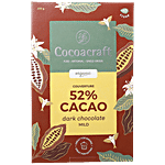 Cocoacraft Organic 52% Dark Chocolate Couverture - Mild, Artisanal, Pure 210 g