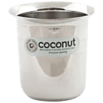 Coconut Stainless Steel Coffee Glass - Plain, Strong, Durable, Long-lasting 150 ml (Pack of 2)