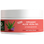 Organic Harvest Aloe Vera Gel - Enriched With Saffron Extracts, For Skin & Hair, Paraben Free 200 g