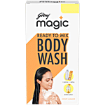Godrej Magic Ready To Mix Body Wash - Honey Jasmine Combi Pack, Makes 200 ml 37 g (Empty Bottle + Refill)
