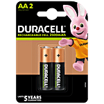 Duracell Rechargeable Battery - AA, HR6, 2500mAh, 1.2 V 2 pcs Blister Pack