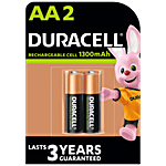 Duracell Rechargeable AA 1300mAh Batteries 2 pcs Blister Pack