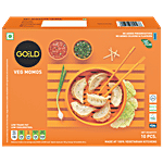 Goeld Frozen Foods Vegetable Momos - Soft, Fluffy, Low Cholesterol/Transfat 180 g (10 pcs)