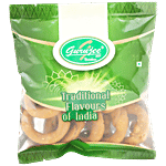 Gurujee Namkeen Kodubale Large - Rich, Crispy, Ready To Eat Savouries, No Preservatives 150 g