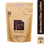 Rosewood Cafe Blended Filter Coffee Powder - Strong, Dark, Chemical Pesticide Free 250 g