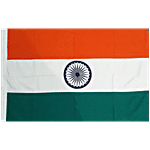 Indian Poly Cotton Fabric Indian Flag - Har Ghar Tiranga, 41 x 61 cm 1 pc