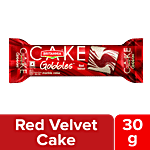 Britannia Gobbles Marble Cake - Red Velvet, Soft & Spongy 30 g 