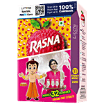Rasna Fruit Fun Preparation Drink Mix Powder - Litchi Flavour, Makes 32 Glasses 20 g Mono Carton