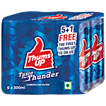 Thums Up Soft Drink 300 ml (Buy 5 Get 1 Free)