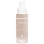Mamaearth Glow Serum Foundation - With Vitamin C & Turmeric, For 12-Hour Long Stay 30 ml 03 Nude Glow