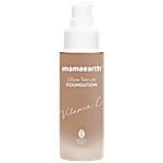Mamaearth Glow Serum Foundation - With Vitamin C & Turmeric, For 12-Hour Long Stay 30 ml 07 Toffee Glow