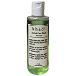 Khadi Herbal Aloevera Face Wash - Removes Dirt & Impurities From The Skin 210 ml