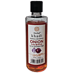 Khadi Herbal Onion Shampoo - SLS & Paraben Free, Provides Strength 210 ml