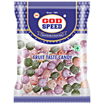 God Speed Fruit Taste Candy - Sweet, Assorted Flavours 80 g Pouch