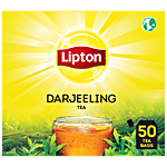 Lipton Darjeeling Black Tea - Rich In Flavour & Aroma, Refreshing Taste 80 g (50 Bags x 1.6 g Each)
