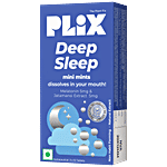 Plix Deep Sleep 30 Mini Mints With Melatonin & Jatamanasi For Restful & Calm Sleep, Neutraceutical 4.2 g (3 N x 10 Tablets Each)