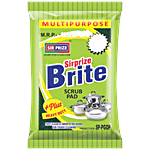 Sirprize Brite Plus Scrub Pad Offer Pack - Multipurpose, Kitchen Utility, Heavy Duty 1 pc