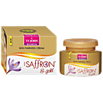 VI-JOHN  Women Saffron Cream With Gold Extracts - Improves Texture, Lightweight & Non-Sticky 50 g 