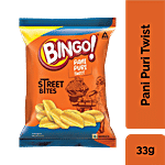 Bingo! Street Bites - Pani Puri Twist, Unique Flavour, Crispy 33 g 
