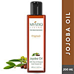 Mystiq Living Jojoba Oil Natural and Unrefined for Hair & Skin  Natural Makeup Remover, Hair Vitalizer, Lip Balm 200 ml Bottle