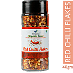 Vinama Organic Feast Red Chilli Flakes - Hot & Spicy 40 g