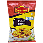 SARAVANA Plain Papdi - Crispy & Crunchy Snack 200 g Pouch