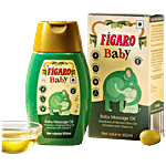 Figaro Baby Massage Oil - Goodness Of Olive Oil & Vitamin E, Herbal, No Parabens 100 ml