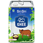 Sri Sri Tattva Cow's Pure Ghee - Source Of Calcium, Boosts Overall Health 5 L Tin