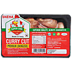 Super Cool Frozen Skinless Chicken Curry Cut 450 g Tray Pack