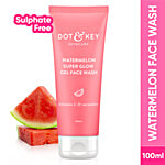 Dot & Key Watermelon Super Glow Facial Gel Cleanser - Visibly Brightens Skin, Unclogs Pores 100 ml