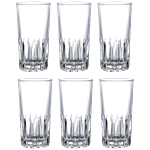 Roxx Opera HB Tumbler - Premium Quality Glass, Round, Transparent 340 ml (Set of 6)
