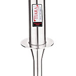 Tiara Steelo Stainless Steel Round Pav Bhaji Potato Masher With Steel Handle - Silver 1 pc