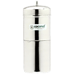 Coconut Stainless Steel South Indian Style Coffee Filter - Durable, Rust Proof 1 Pc