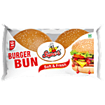 Super Jumbo Burger Buns - Soft & Fresh 150 g (2 pcs)