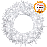 Desidiya Pixel Rice Light 40 Ft White Energy Efficient - Home Decor 1 pc