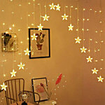 Desidiya Star Window String Lights Energy Efficient - For Home Decor, Corded 1 pc