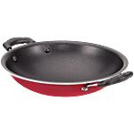 Navrang Non-Stick Aluminium Appachetty - With Steel Lid, 23 cm 1.1 L